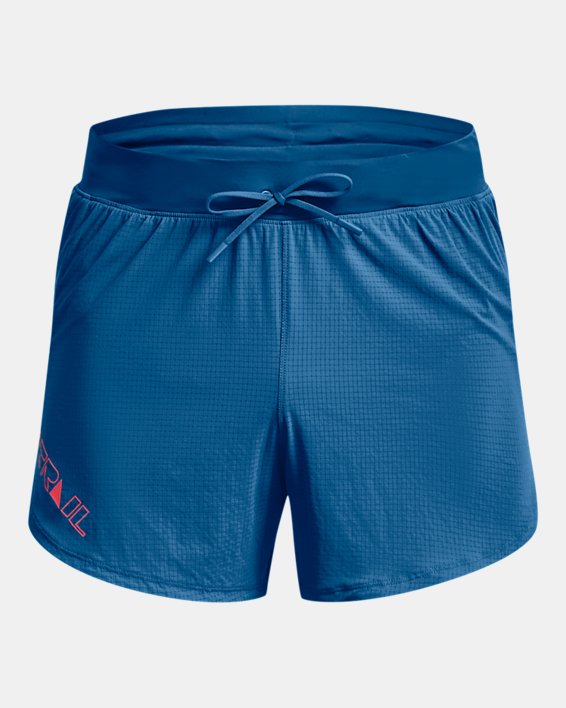 Men's UA SpeedPocket Trail Shorts, Blue, pdpMainDesktop image number 5